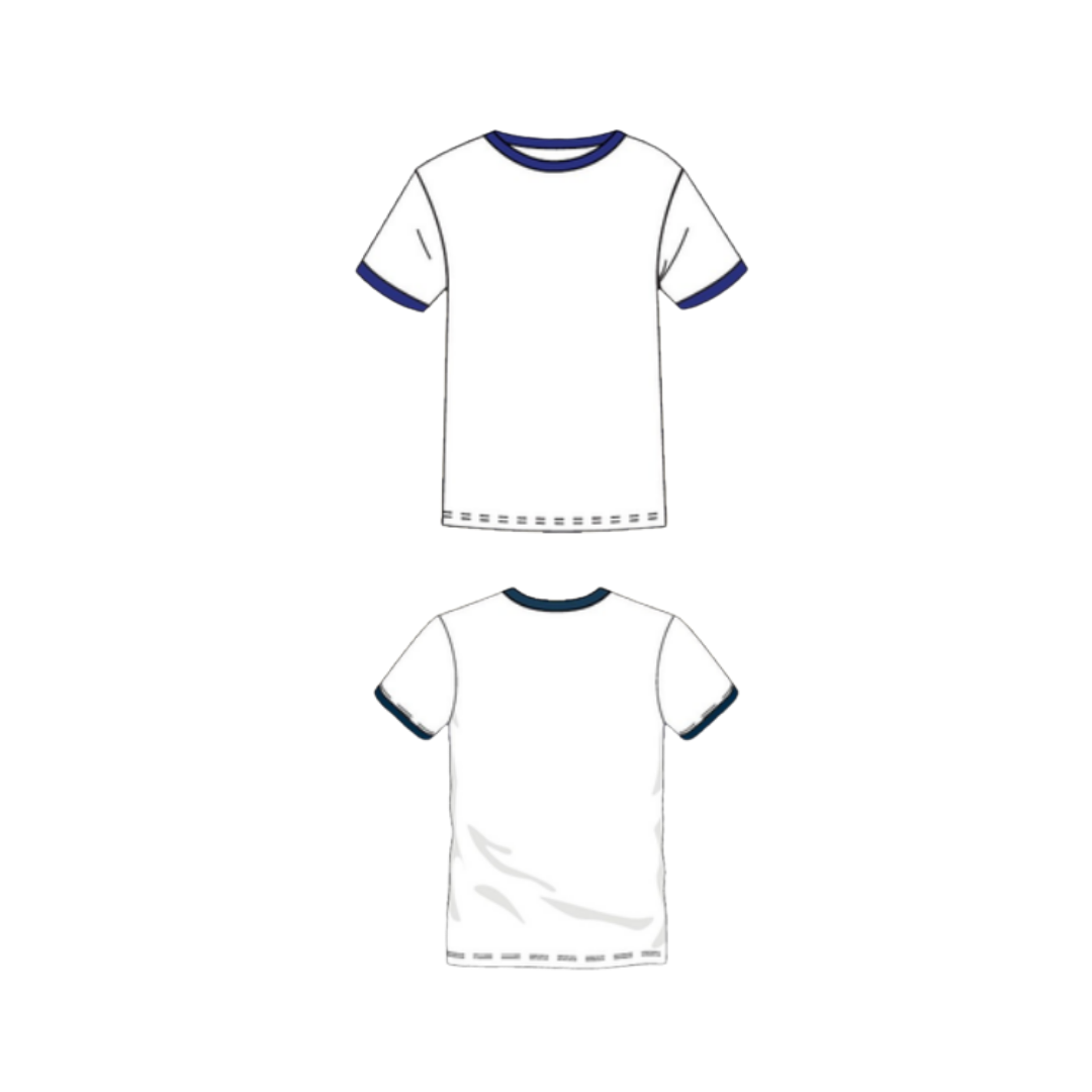 Camiseta Manga Curta em Malha PA com Gola Redonda e Personalização em Silk Screen