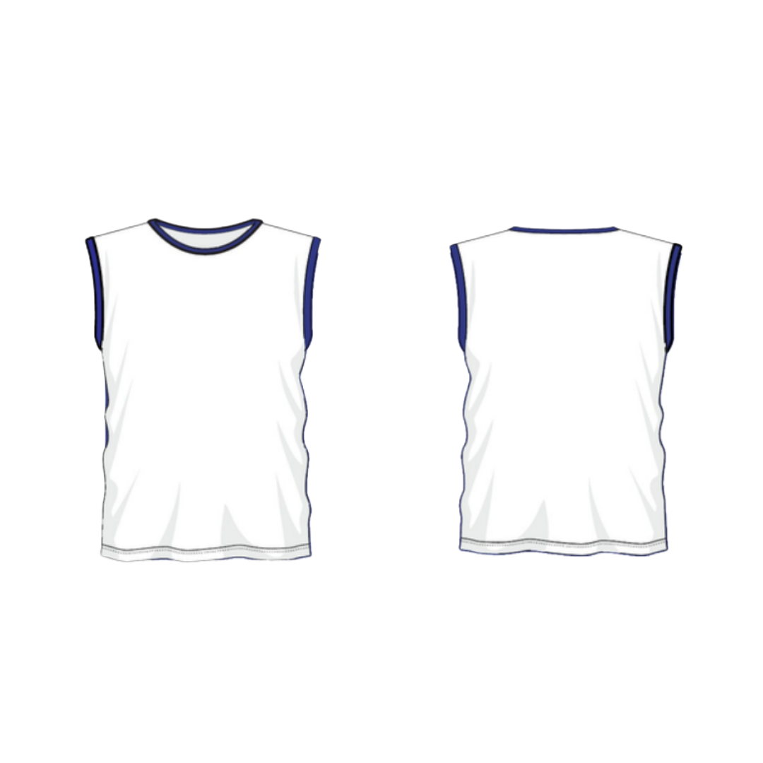 Camiseta Regata para Uniforme Escolar em Malha PA com Personalização em Silk Screen