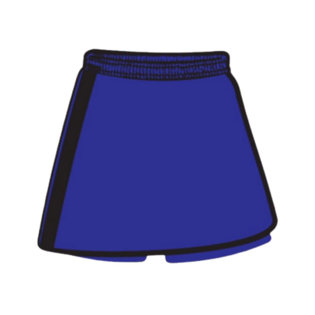 Short Saia para Uniforme Escolar em Helanca Ponto Roma com Elástico na Cintura