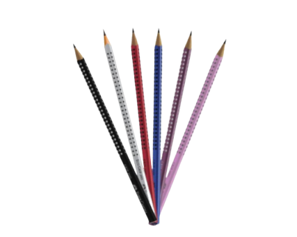 Lápis Grafite Nº 2 Triangular Ou Sextavado Com Grip E Certificação INMETRO