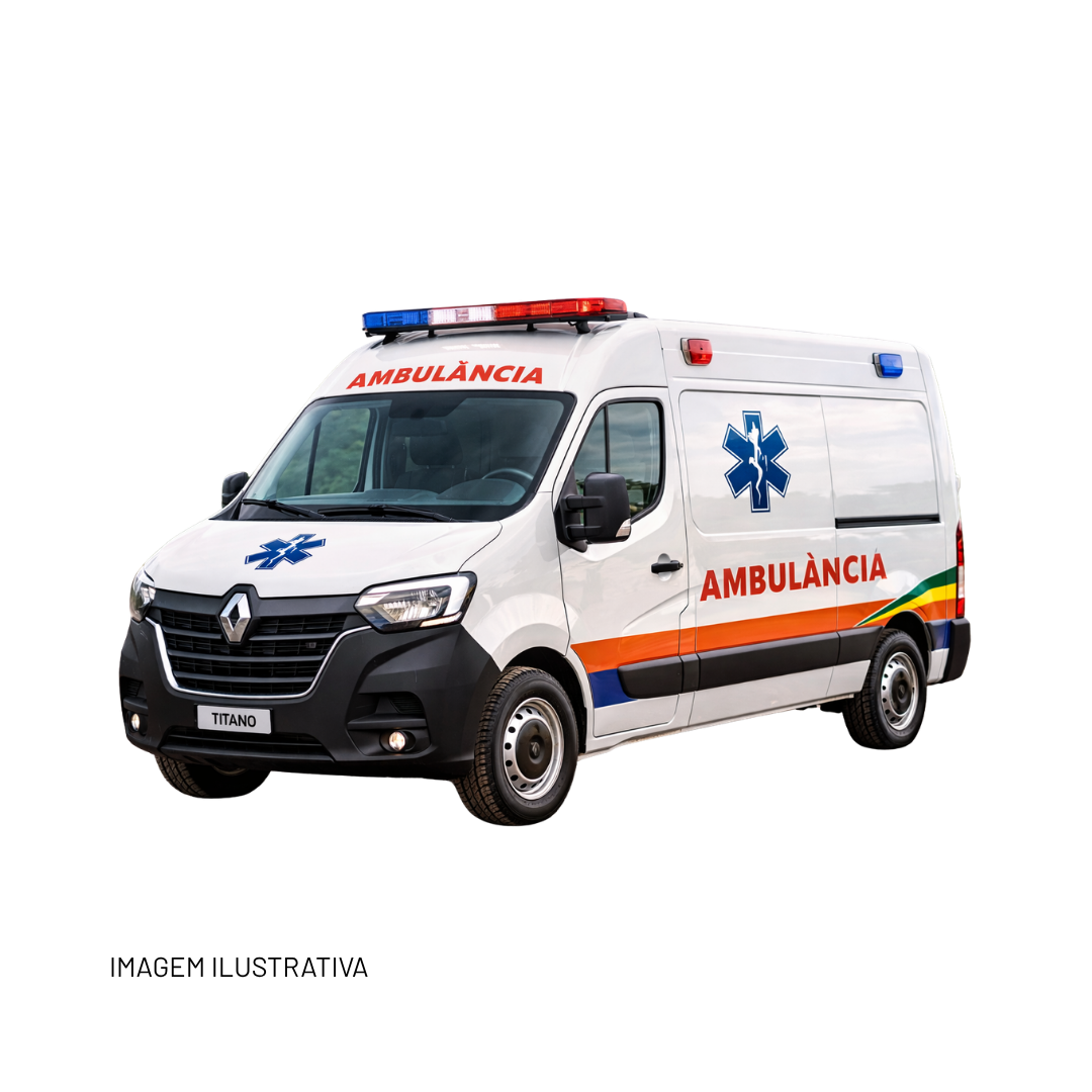 Renault Master L1h1 Ambulância De Transporte Simples Remoção Tipo A