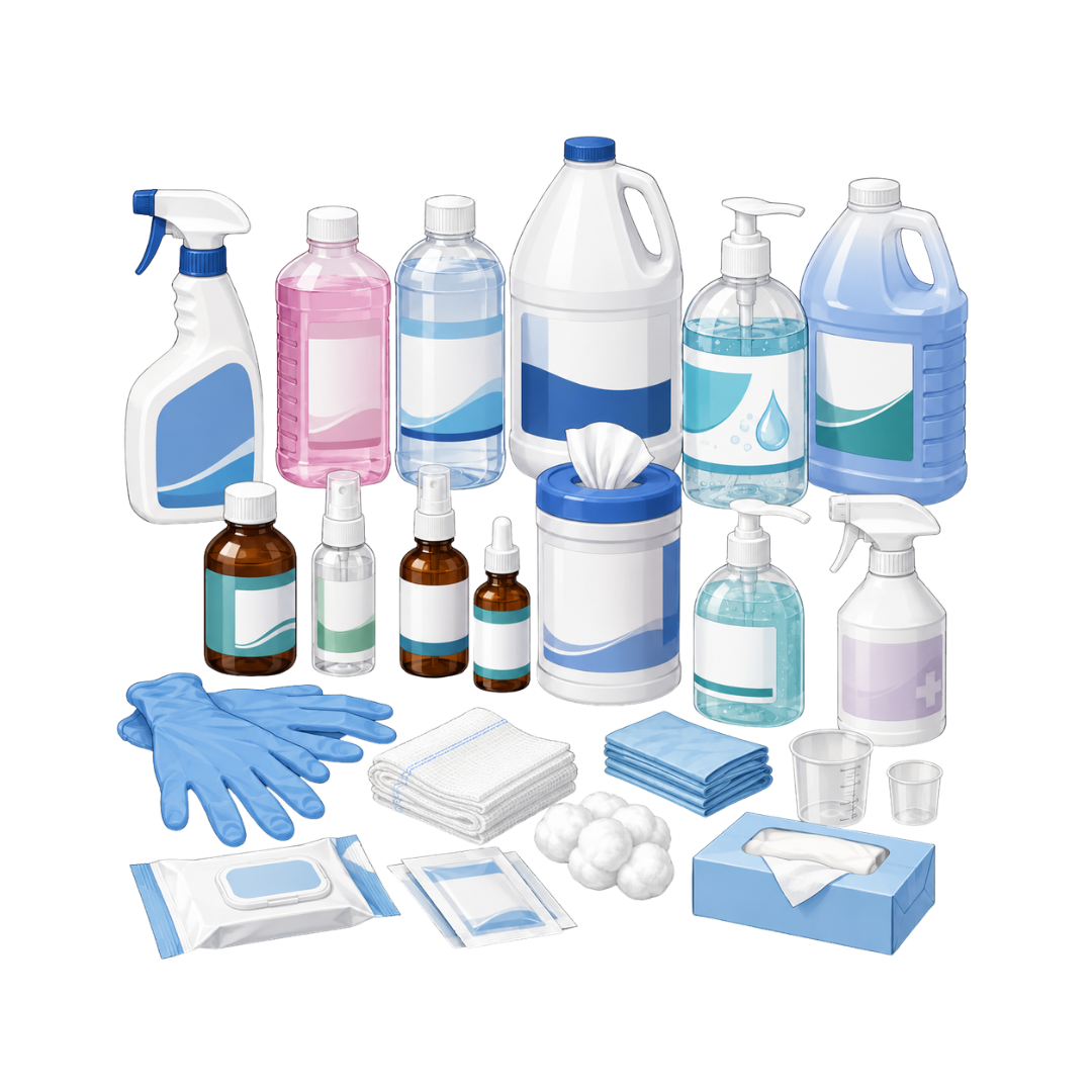 Inflamáveis, Antissépticos E Saneantes De Uso Médico Hospitalar