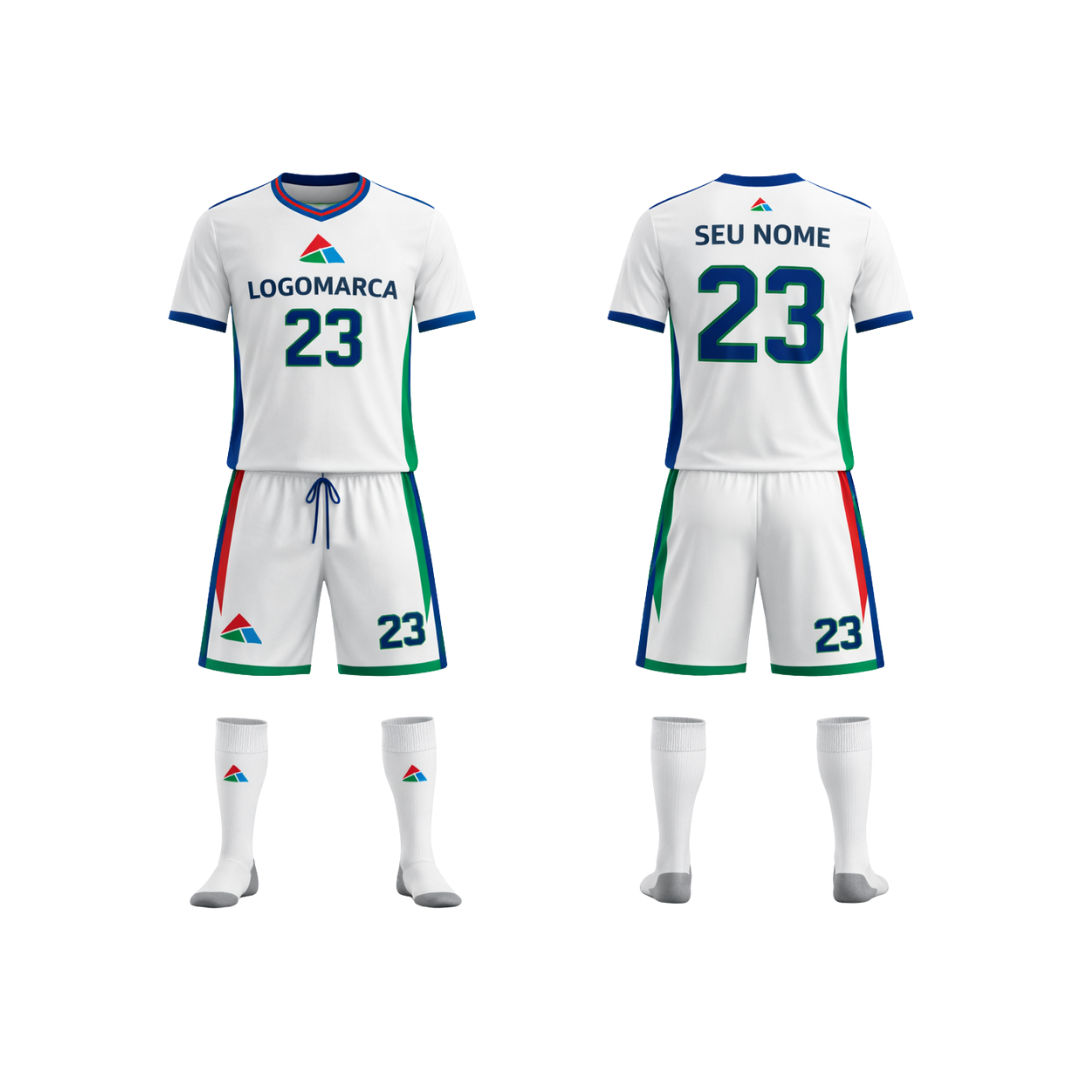 Kit Uniforme De Futebol De Campo Completo