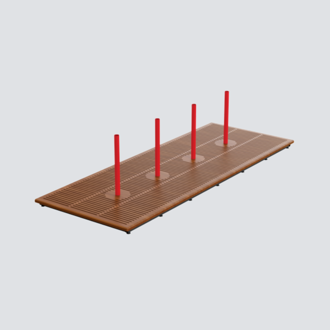 Zig Zag (Plataforma Fixa Para Obstáculo Para Animais)