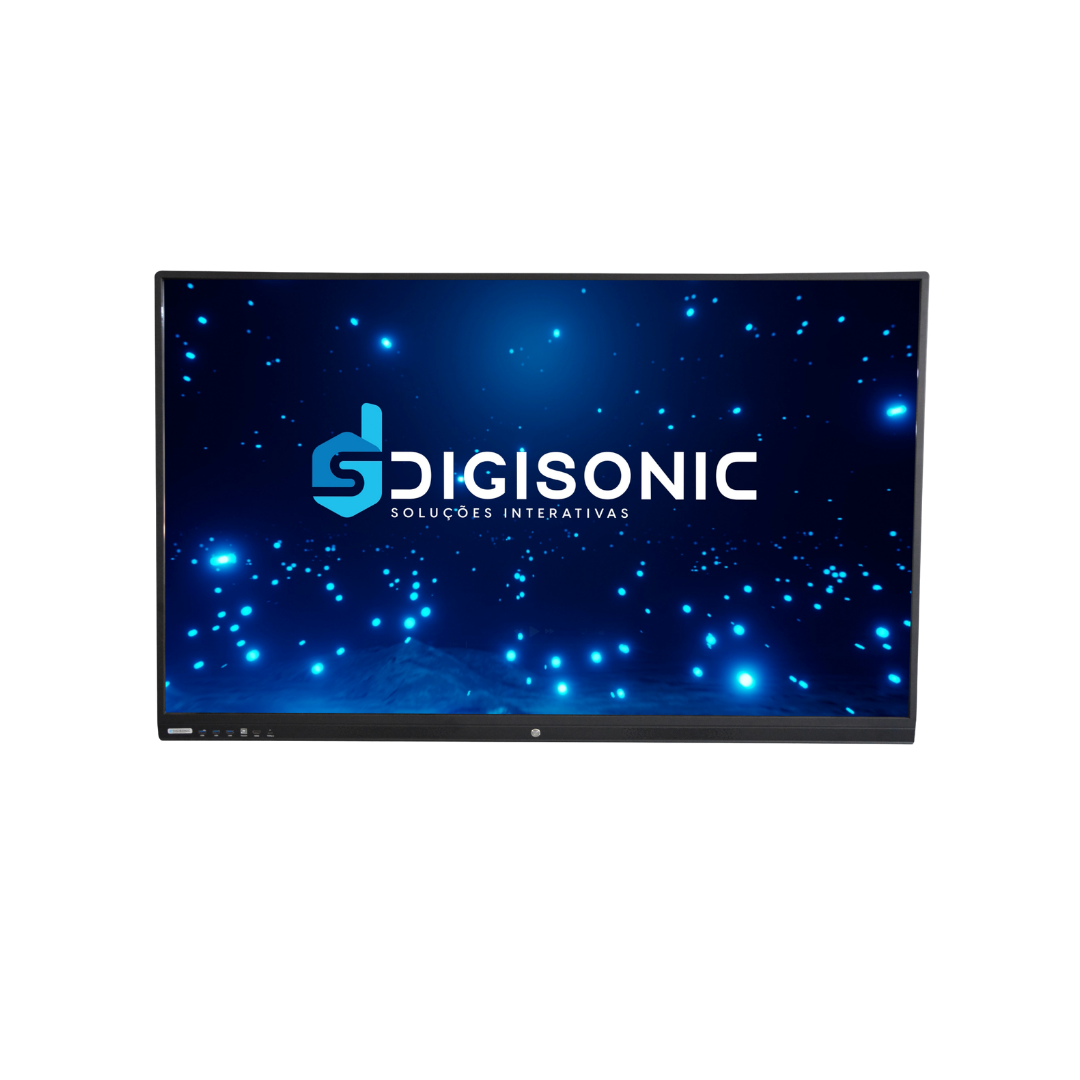 Digisonic Dis4k Display Interativo 75” 4k Com Android, Ops E Suporte Móvel