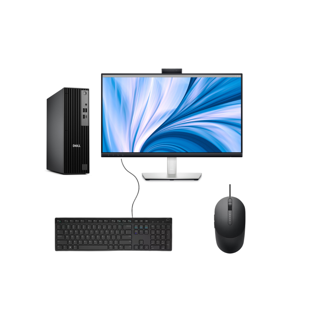 Dell Pro Slim Qcs1250 Computador Tipo 1 Com Monitor Dell 24 Para Videoconferência