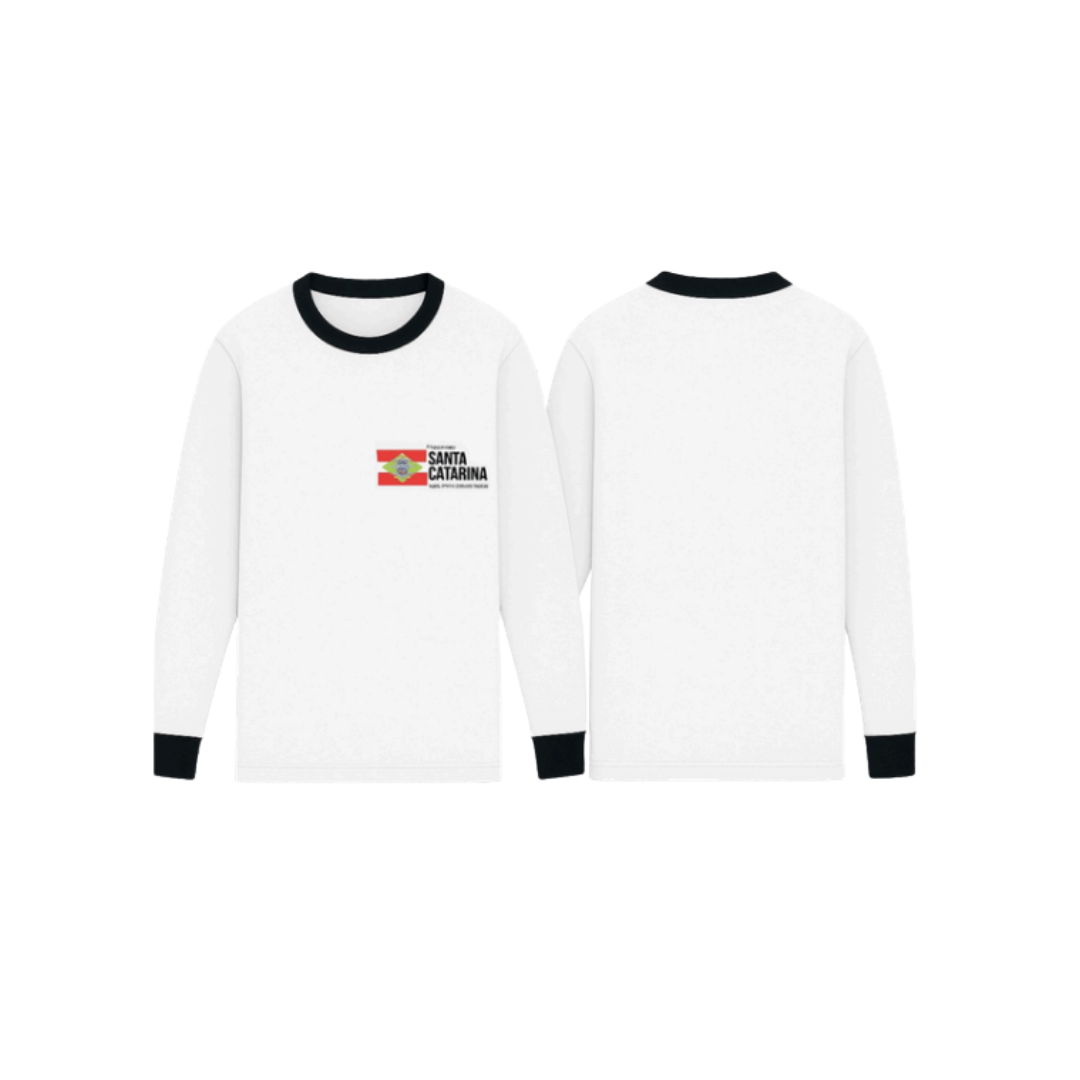 Camiseta Manga Longa Uniforme Escolar Unissex