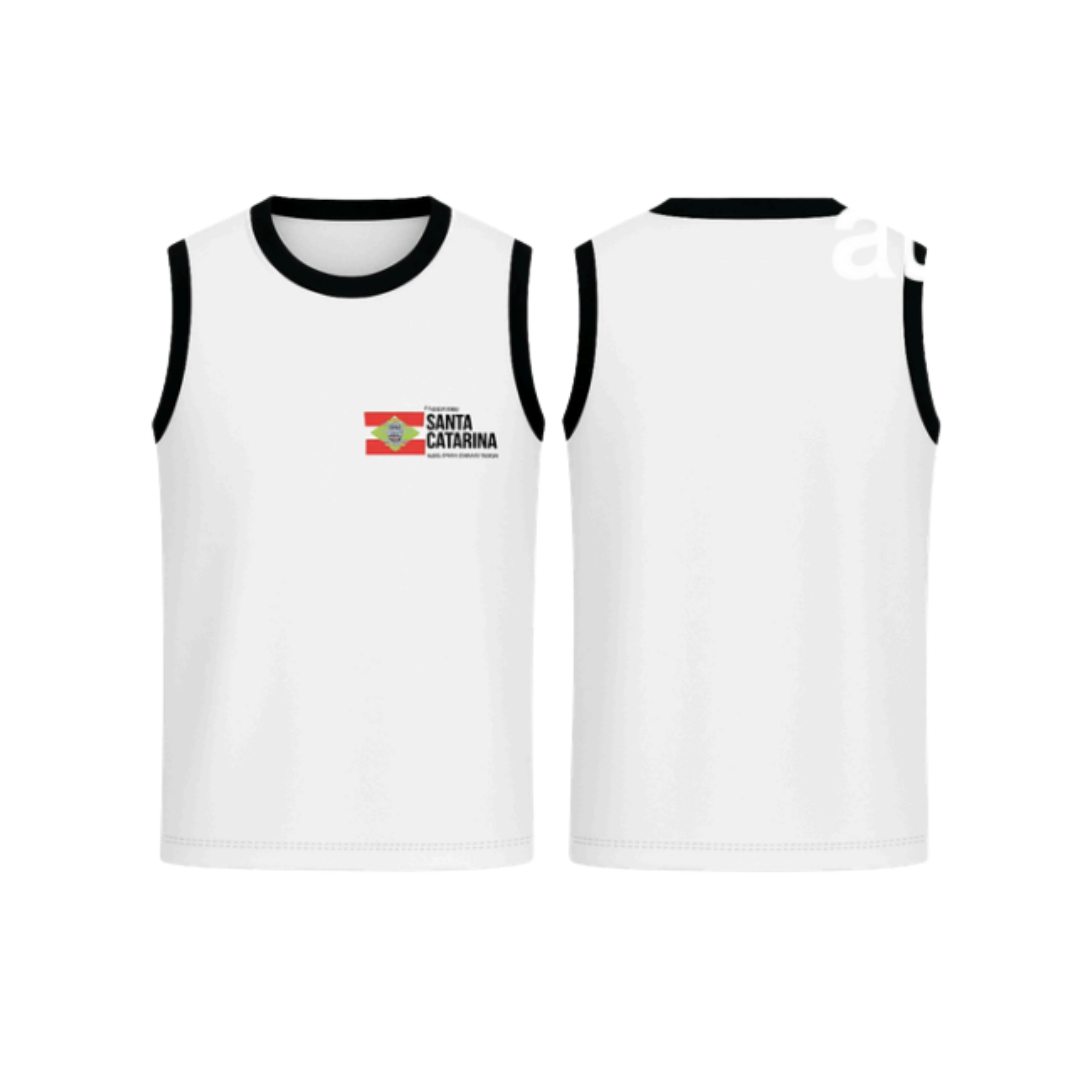 Camiseta Regata Uniforme Escolar Unissex