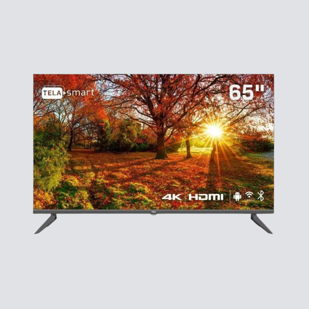 Smart TV HQ 65" 4K UHD LED – HDR, HDMI 2.1, Wi-Fi, Bluetooth, Bivolt