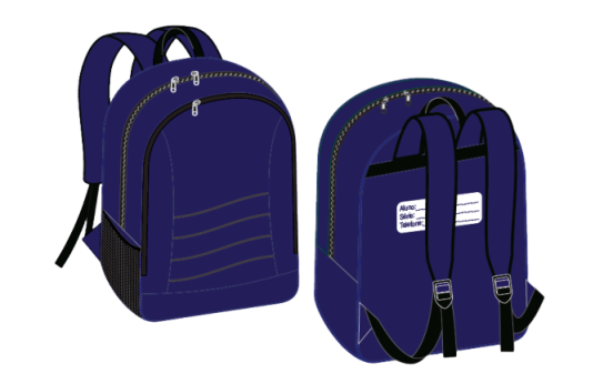 Mochila Escolar Anos Finais Em Rip Stop Com Três Compartimentos E Alta Resistência