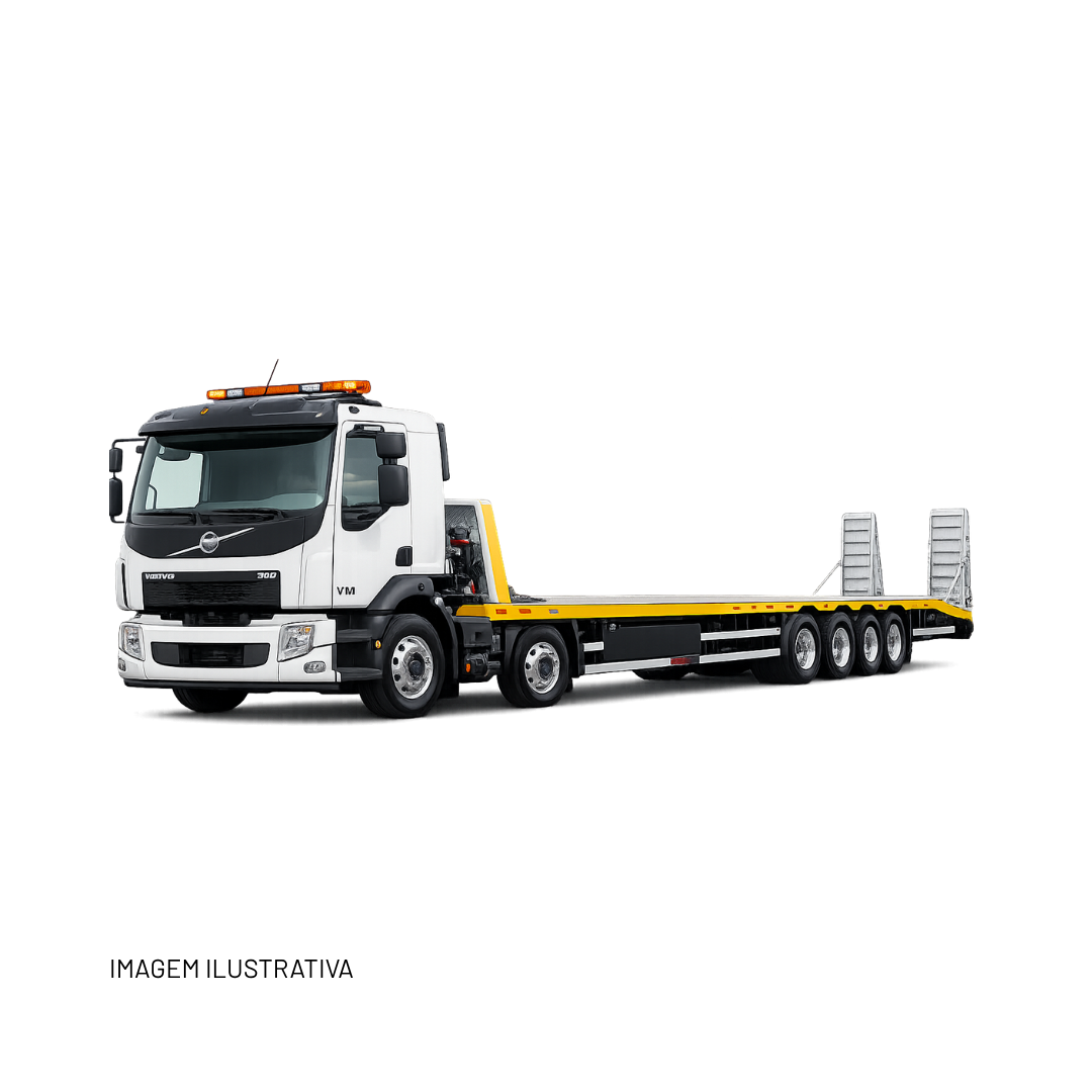 Volvo Vm 360 8x2 Caminhão Prancha Quarto Eixo