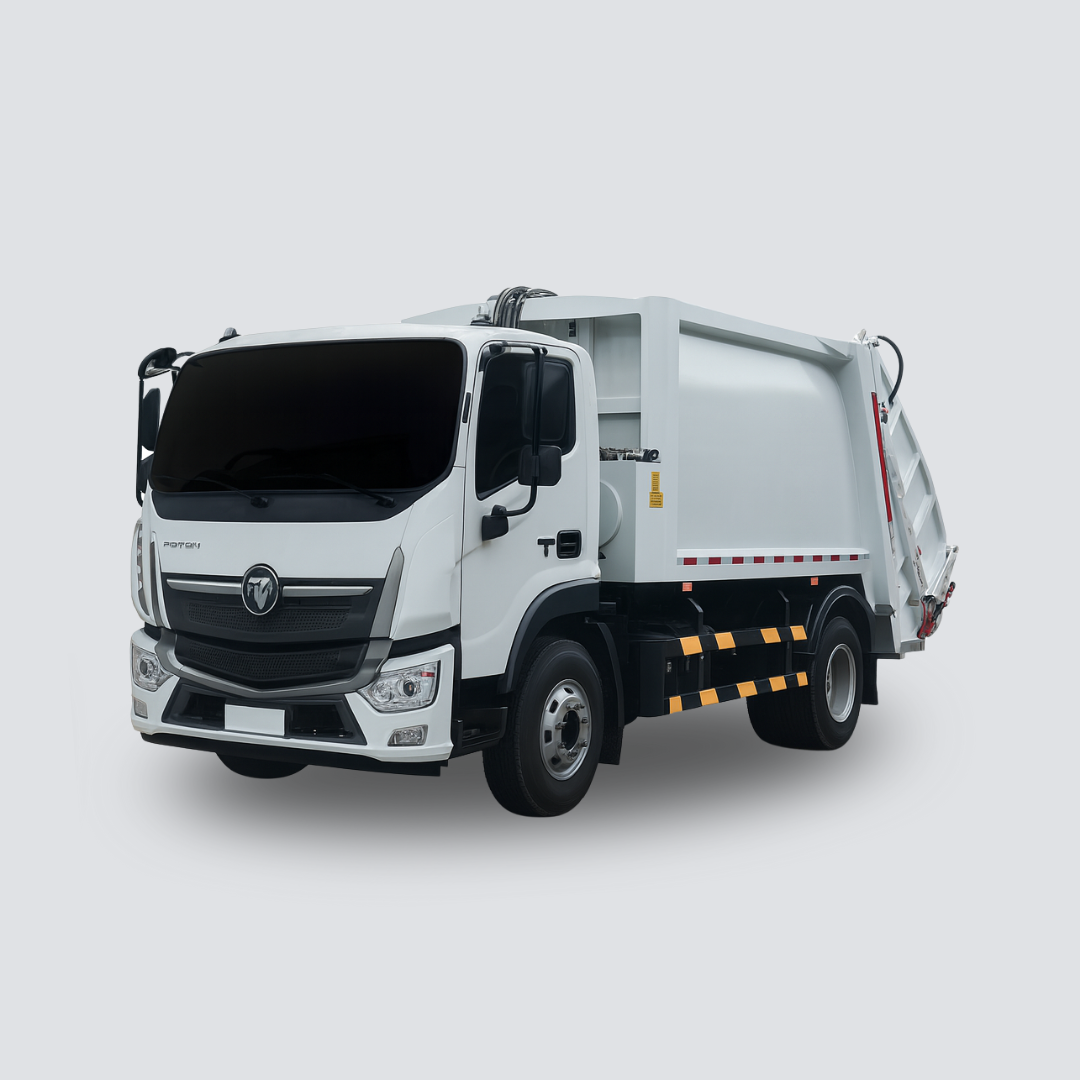 Caminhão Compactador de Lixo FOTON 1217 4×2 – Caixa Compactadora 6 m³, Motor Diesel, PBT 9.500 kg