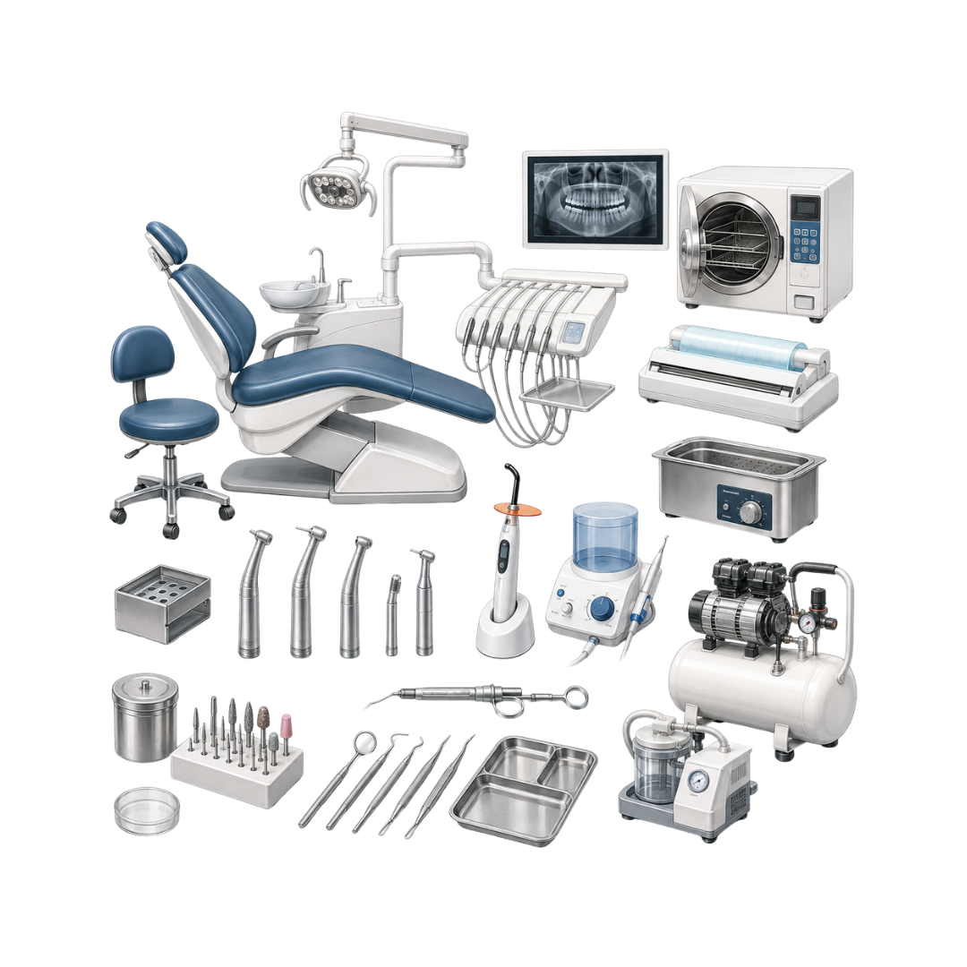 Equipamentos Odontológicos para Clínica, Esterilização, Profilaxia e Atendimento