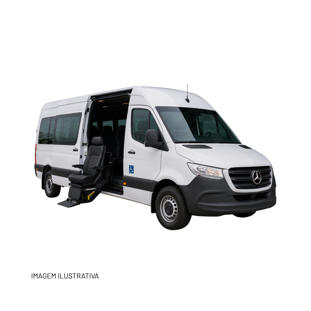Mercedes-Benz Sprinter Van 20+1 Passageiros Com DPM Zero Km