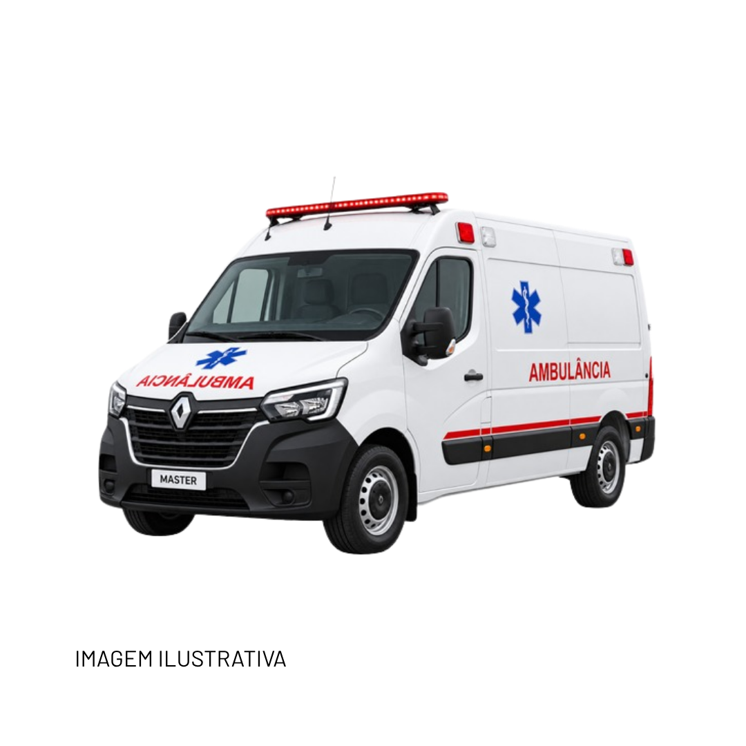 Ambulância Tipo D Renault Master L2H2 Pro Diesel – Unidade de Suporte Avançado / UTI Móvel