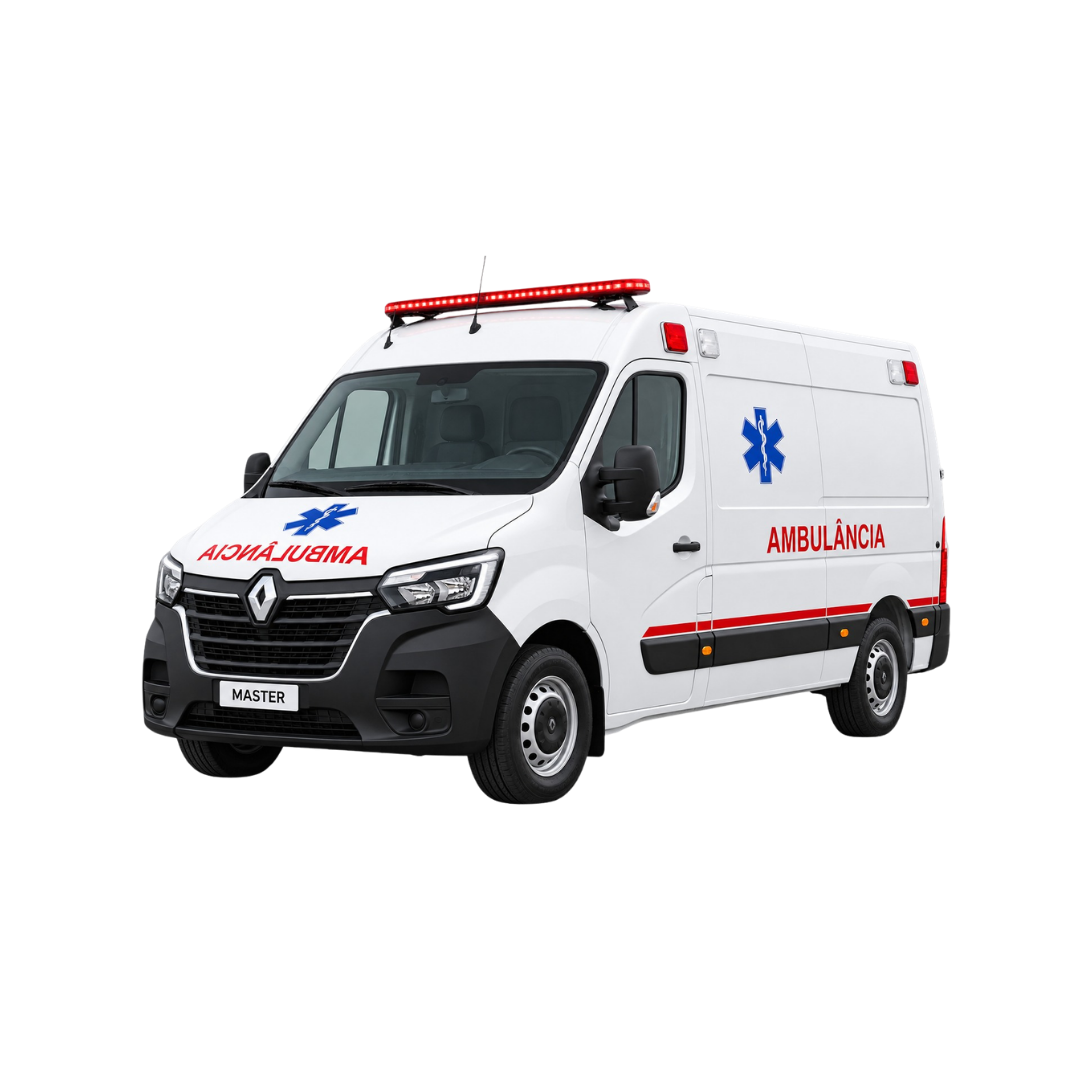Ambulância Tipo B Renault Master L2H2 Diesel 150 CV – Suporte Básico