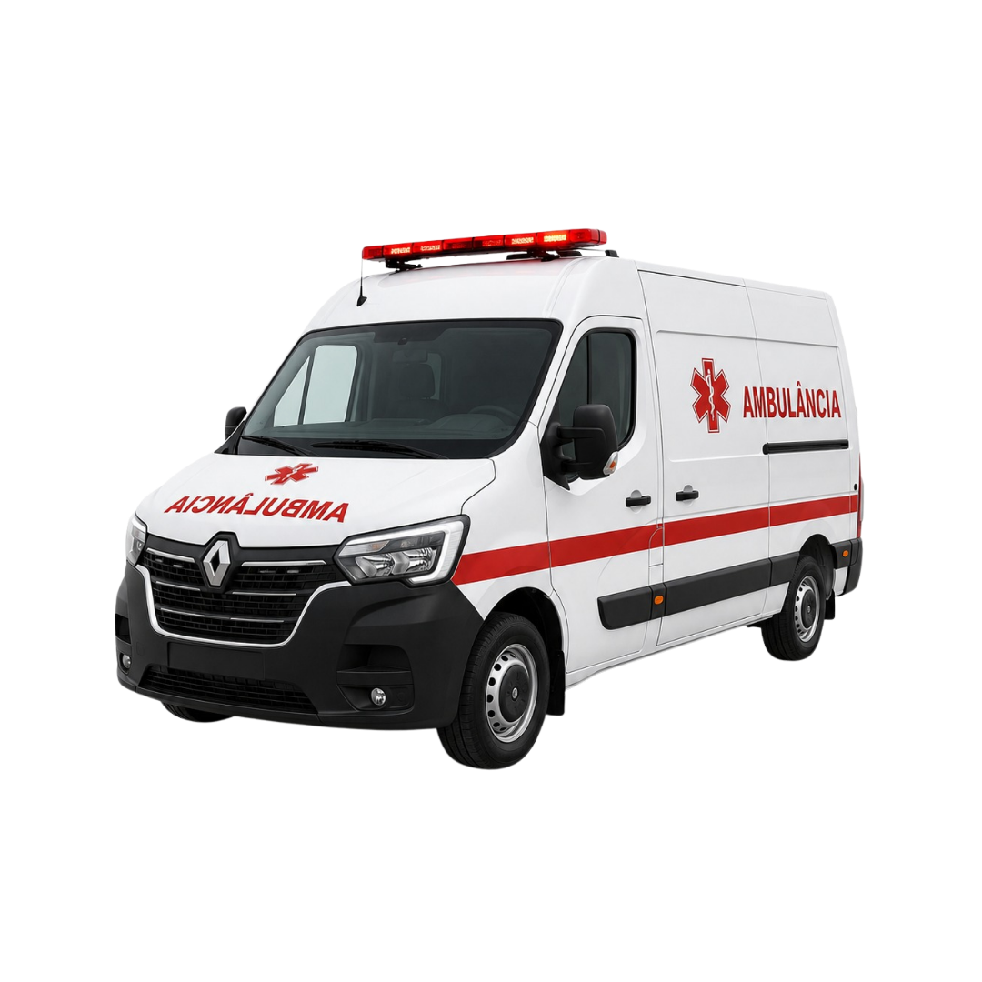 Ambulância Tipo B Renault Master L1H1 Diesel 150 CV – Suporte Básico