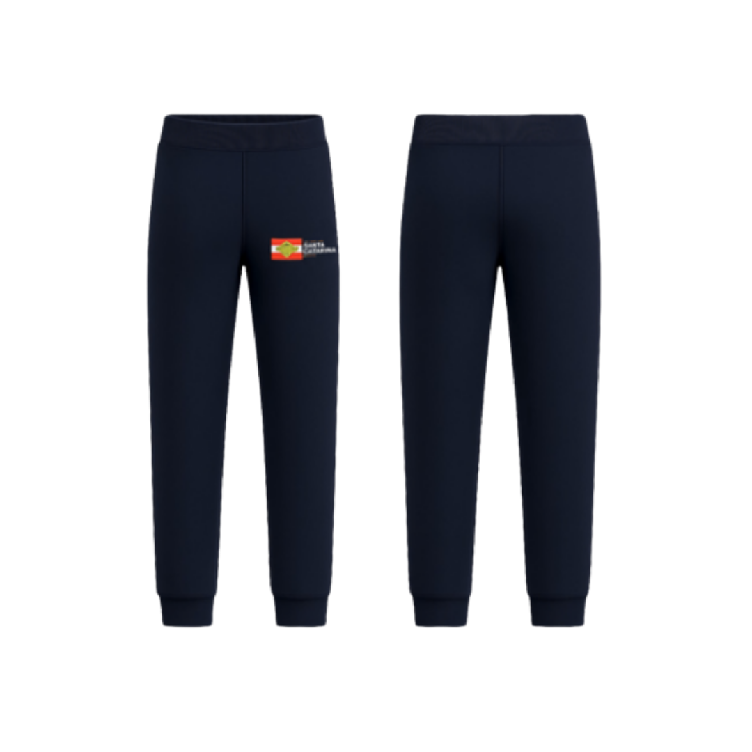 Calça Em Helanca Uniforme Escolar Unissex