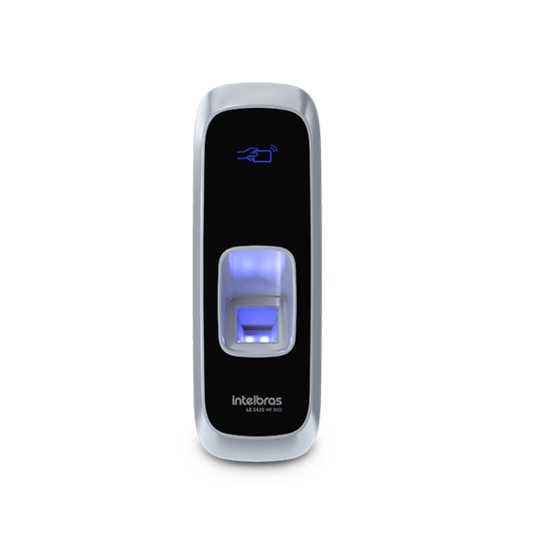 Leitor RFID 13,56 MHz com Biometria Digital – Intelbras LE 3420 MF BIO