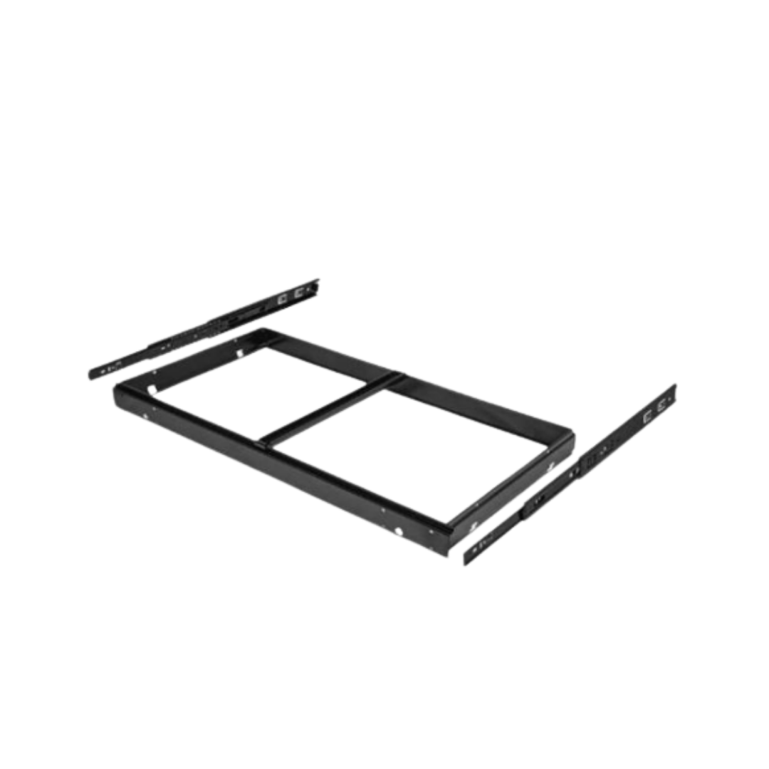 Suporte De Pasta Suspensa Para Armário 800mm Em Aço Com Trilho Telescópico