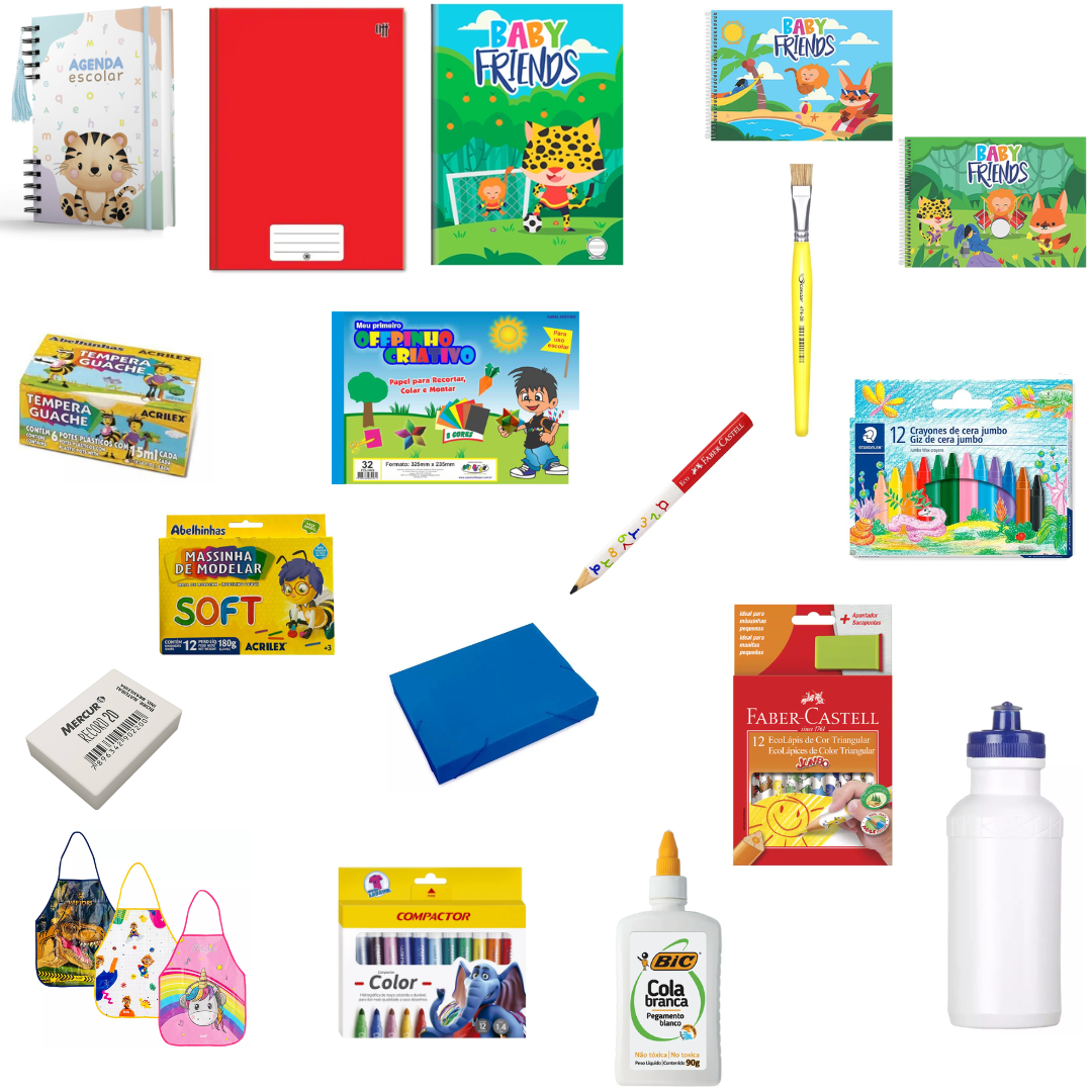 Kit Ensino Fundamental (Pré Escola)