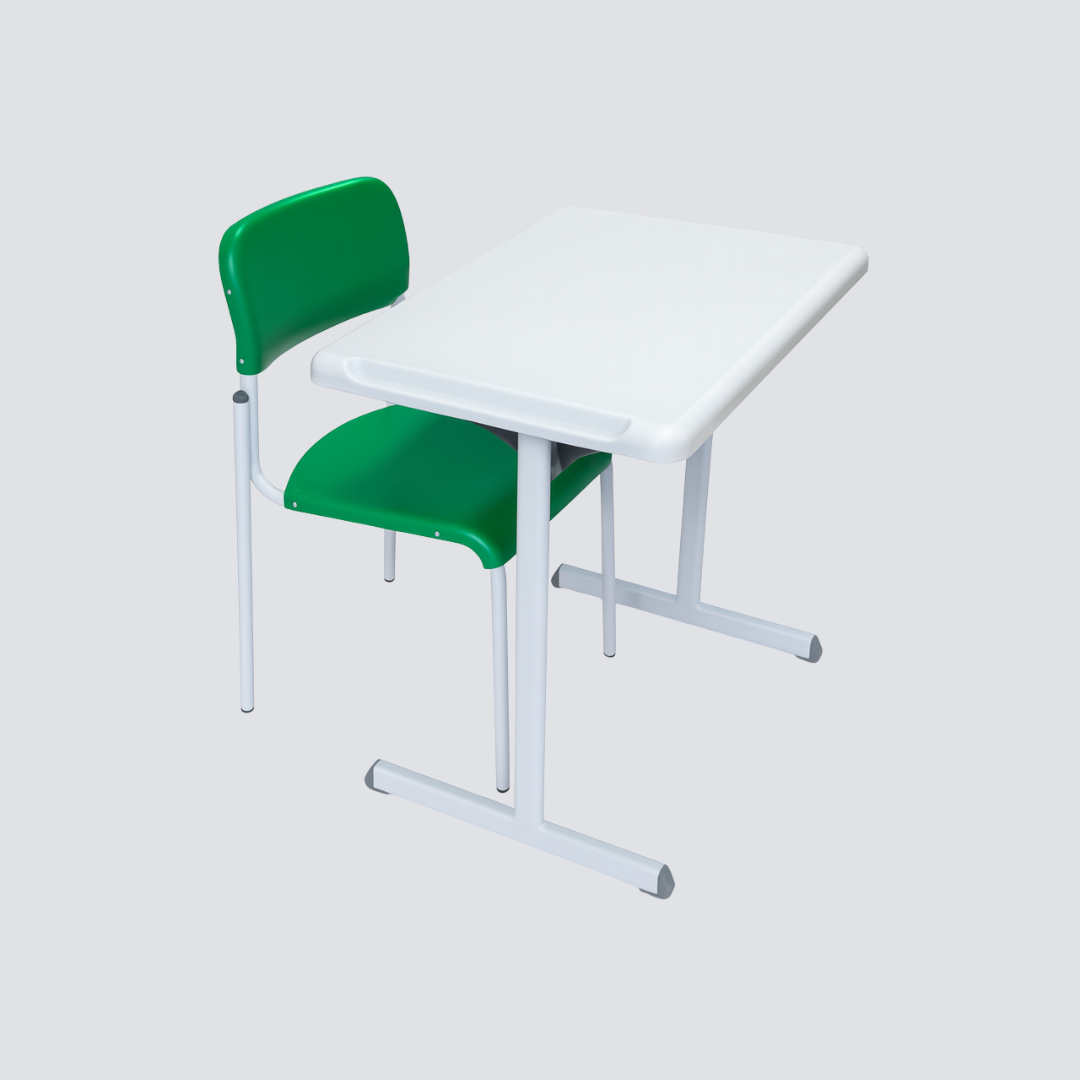 Conjunto Escolar Carteira e Cadeira Tamanho 5 – Classe Dimensional 5