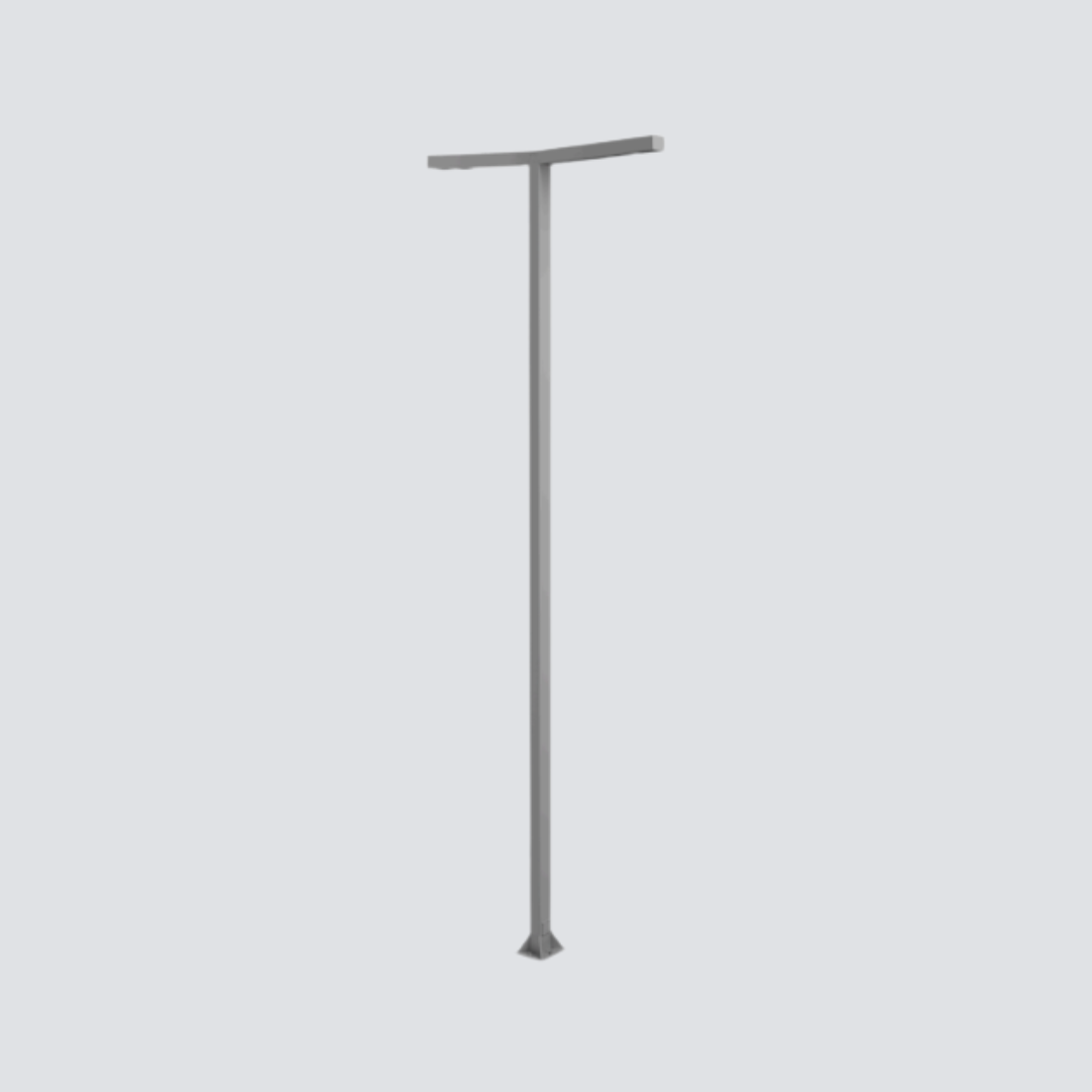 Luminária Metálica em Formato "T" Alta