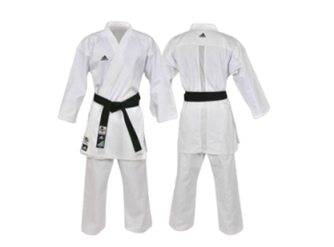 Kimono de Karatê Adulto Branco – Lona K12 Reforçado