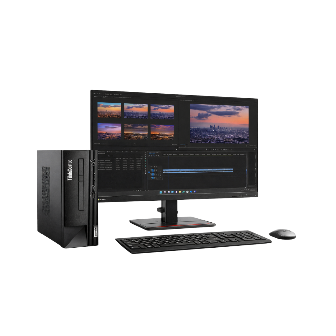 Desktop Corporativo Lenovo ThinkCentre Neo 50s Intel Core i5 13ª Geração com Monitor ThinkVision S22e-18
