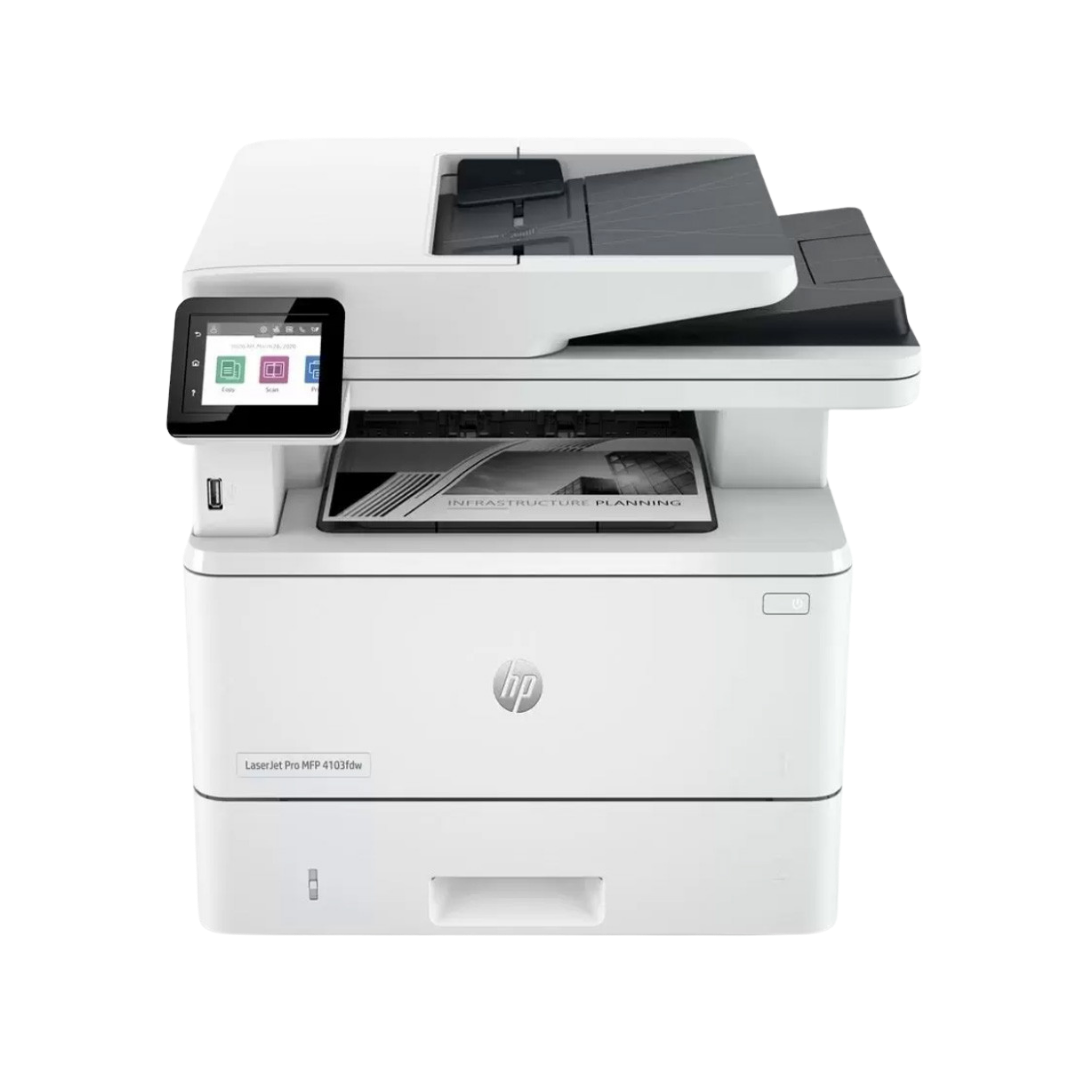 Impressora Multifuncional Monocromática Hp Laserjet Pro Mfp 4103fdw