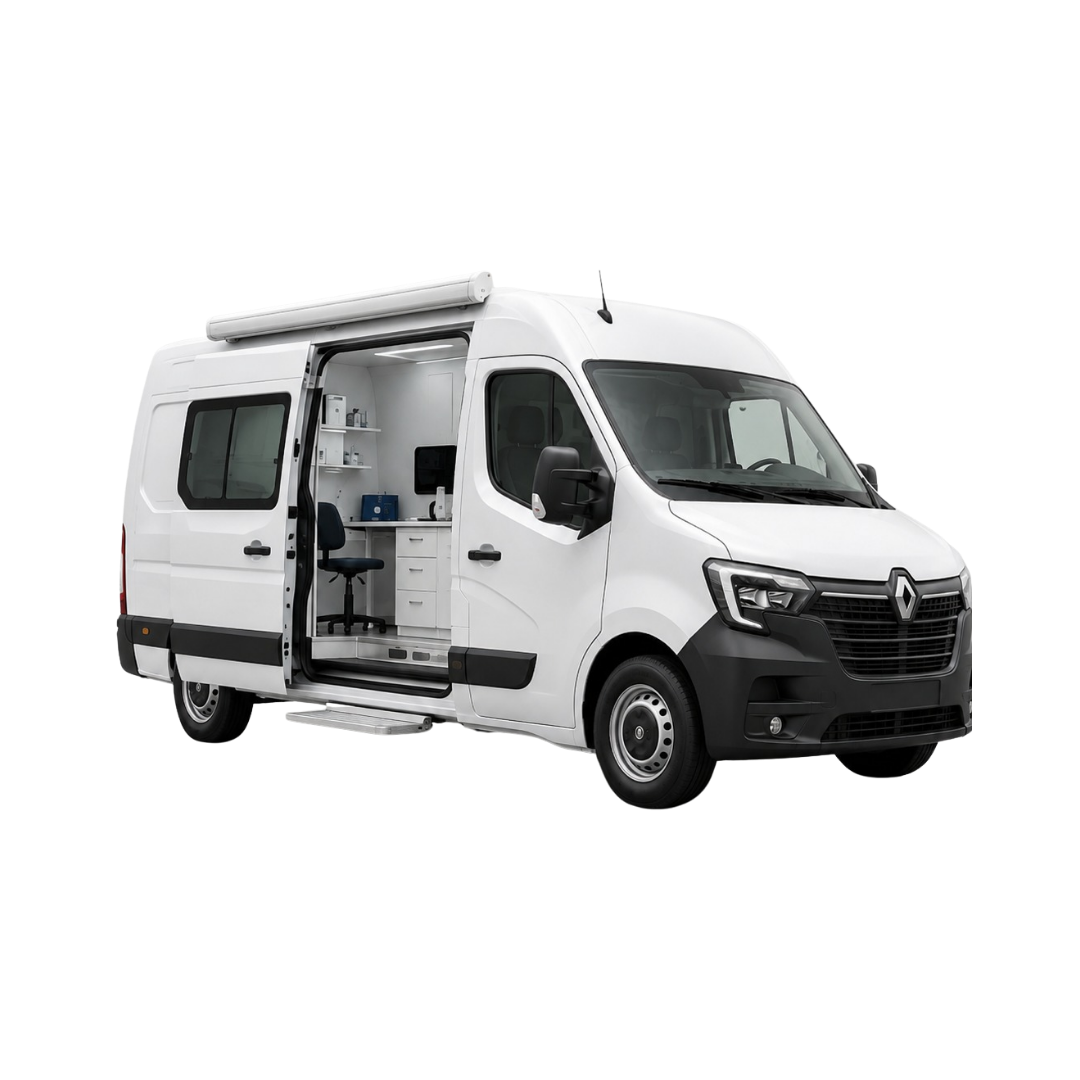 Van Consultório Móvel Renault Master L3H2 Diesel Adaptada para Atendimento em Saúde