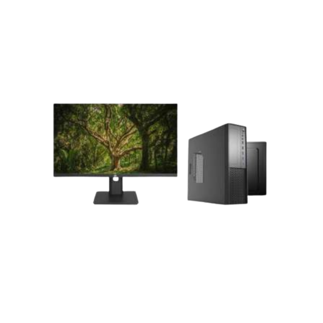 Micro Brazil PC Slim Intermediário Com Monitor 21,5" Full HD 100 Hz