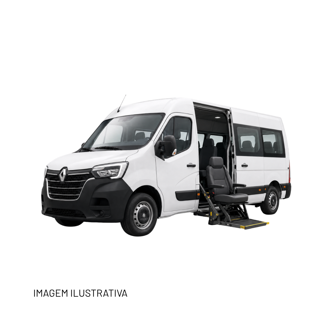 Van Acessível Renault Master L3H2 15+1 Diesel 150 CV com D.P.M. – 16 Lugares