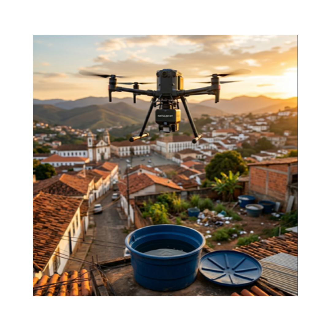 Serviço De Tratamento Profilático Com Larvicida Via Drone Com Dispenser