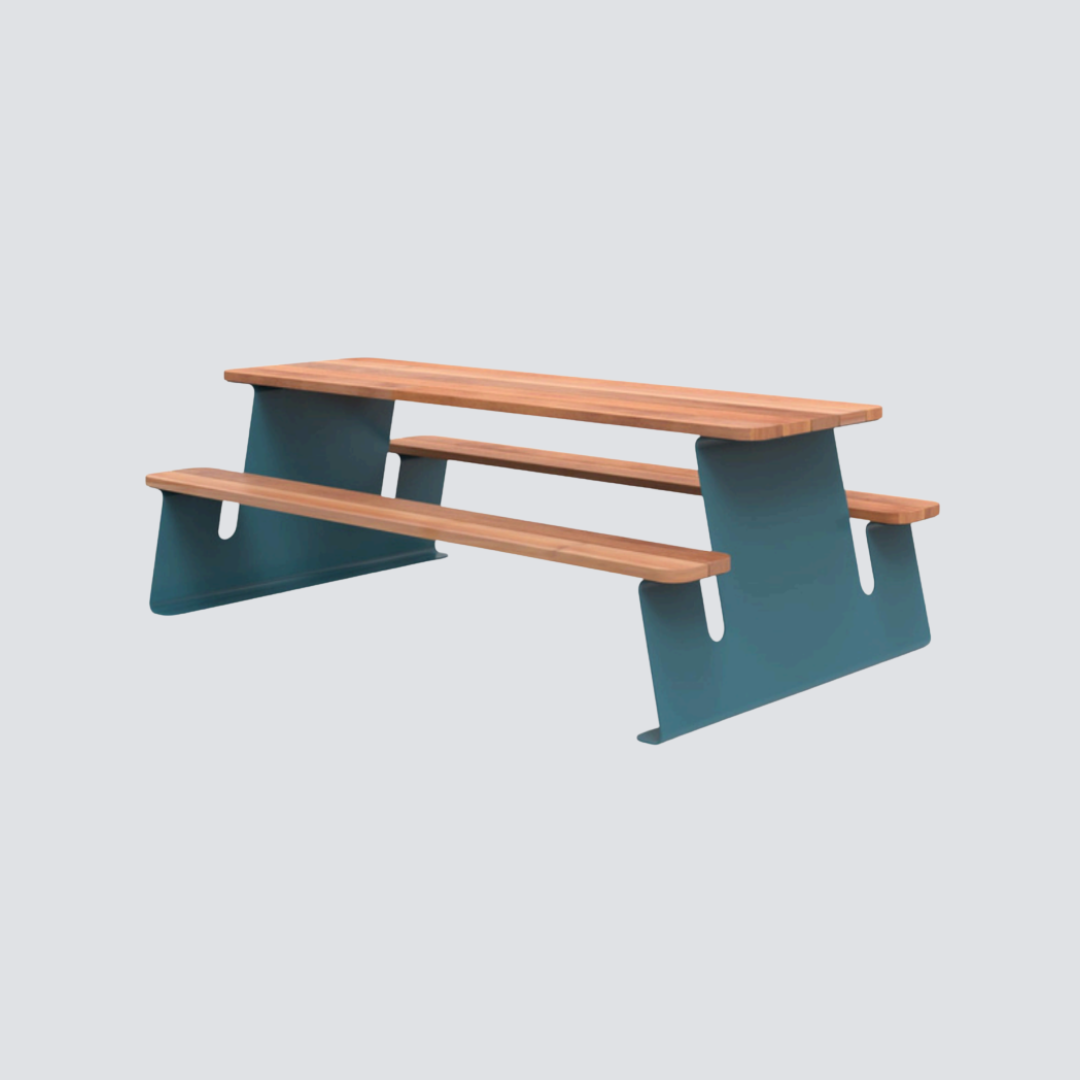 Mesa Com Banco Sem Encosto Integrado