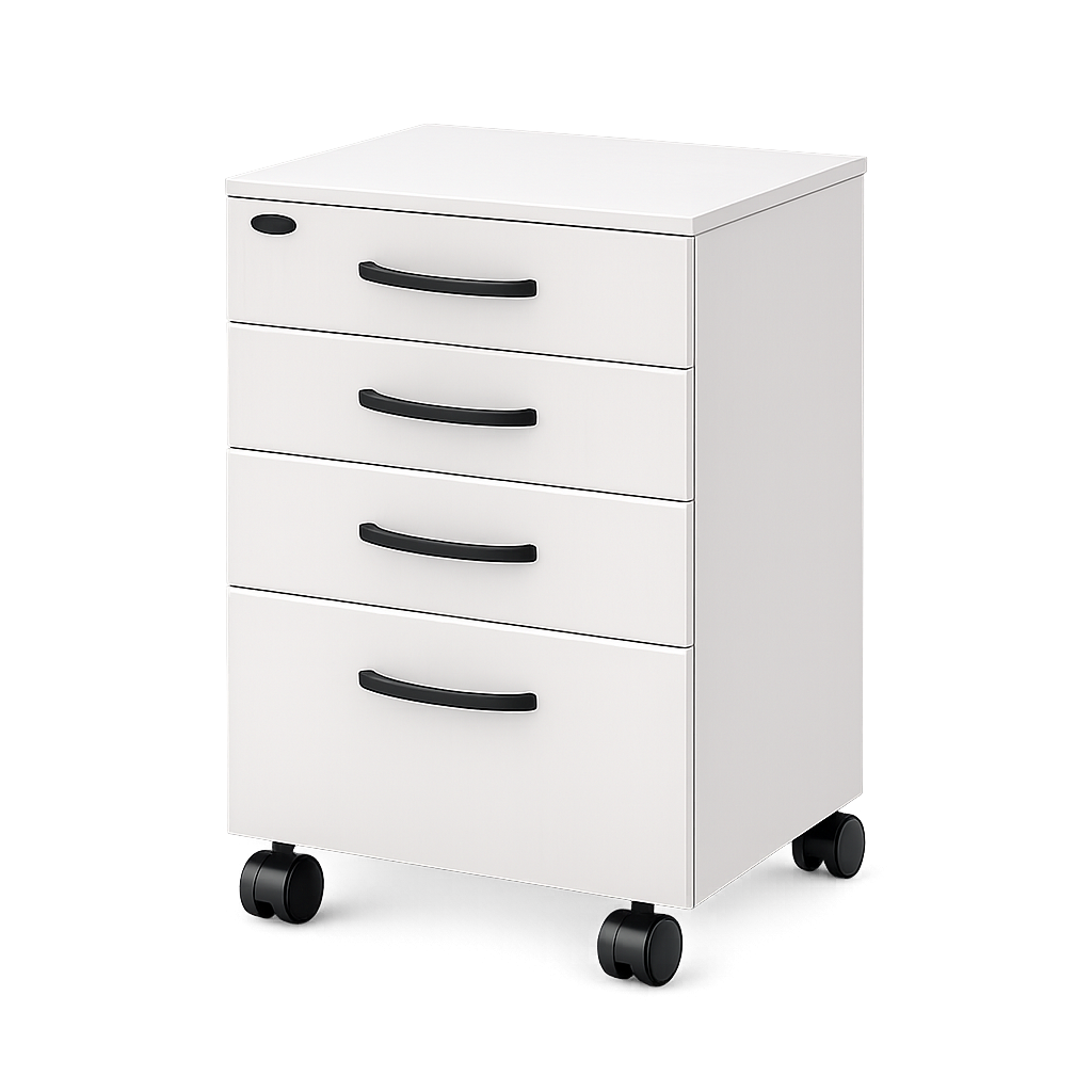 Gaveteiro Volante 4 Gavetas 401 X 510 X 600 Mm