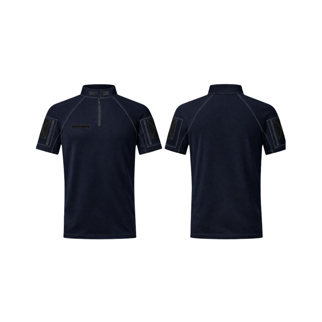 Combat Shirt Manga Curta Unissex Marinho