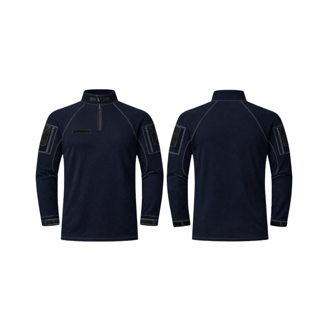 Combat Shirt Manga Longa Unissex Marinho
