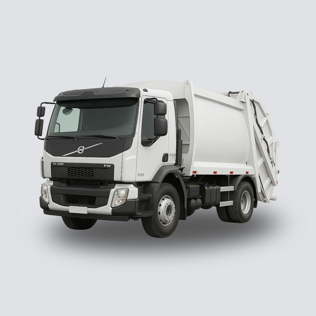 Caminhão 4×2 com Compactador de Lixo – Volvo VM290