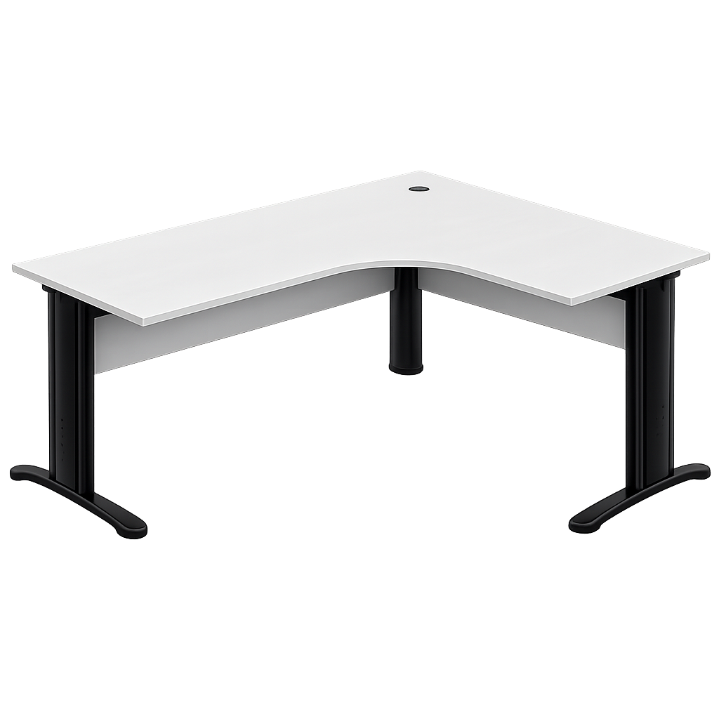 Mesa Estação De Trabalho Em L 1400 X 1400 X 600 X 600 X 740 Mm