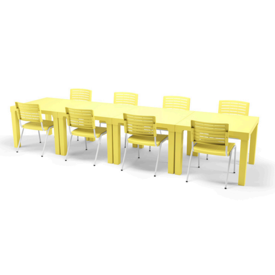 Conjunto Refeitório Infantil 8 Lugares
