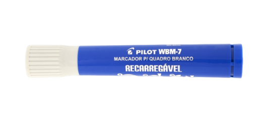 Caneta Para Quadro Branco Azul Recarregável Com Ponta Acrílica