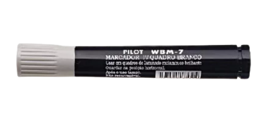 Caneta Para Quadro Branco Preta Recarregável Com Ponta Acrílica