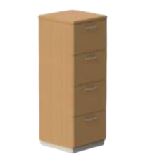 Armário Arquivo Para Pasta Suspensa Em Mdp 460x500x1600 Mm Modelo Siamq
