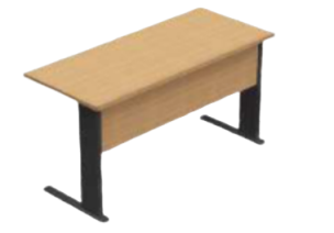Mesa De Trabalho Retangular Em Mdp 1400x600x730 Mm Modelo Simt