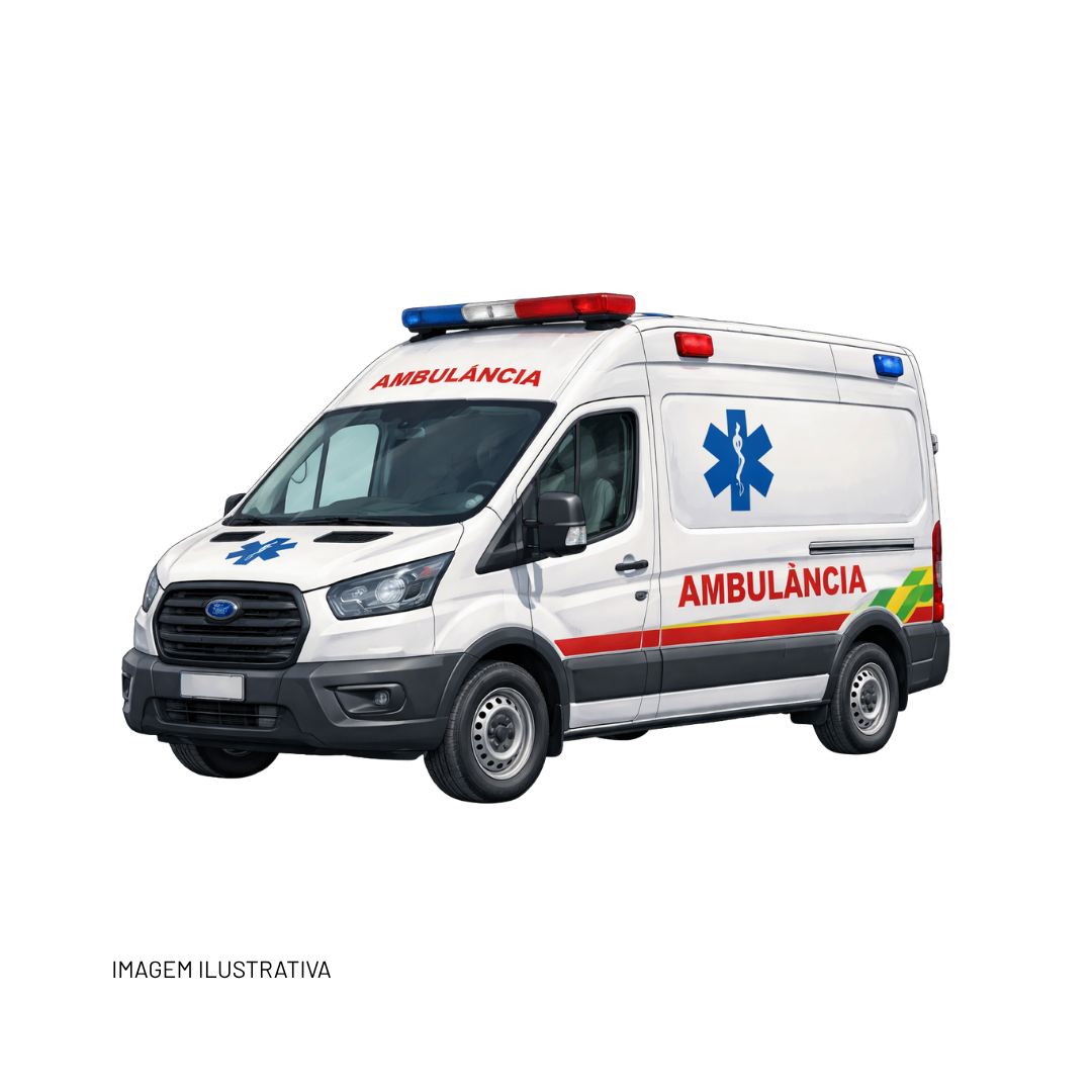 Ambulância Simples Remoção Tipo A Ford Transit L2H3